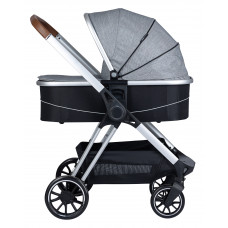 Коляска для дитини універсальна FreeON 3 в 1 Fantasy Grey-Black