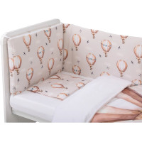 Комплект дитячої постільної білизни Bubaba by FreeON FLYING BUNNY BEIGE (6 шт.)