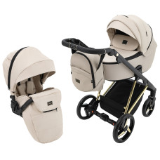 Коляска 2 в 1 Adamex Blanc Special Edidion PS-802 бежевий