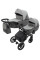 Коляска 2 в 1 для двійні Bair Kiwi DUO ECO BKD-21/15 сірий / графіт