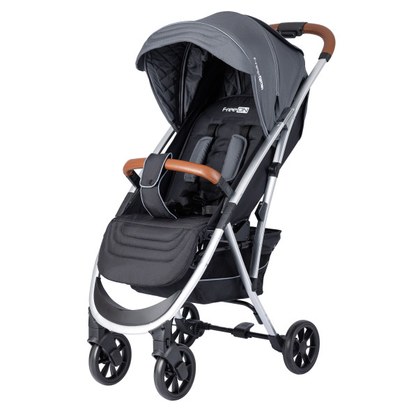 Коляска для дитини FreeON LUX Premium Dark Grey-Black