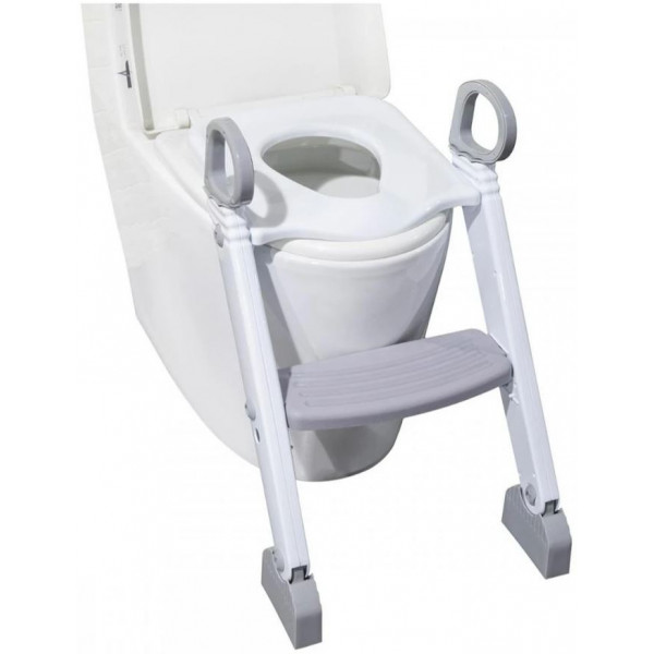 Дитячий горщик з драбинкою FreeON White-Grey