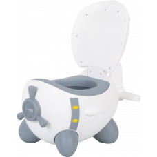 Дитячий горщик FreeON Plane White-Grey
