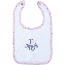 Слинявчик Bubaba by FreeON I LOVE MOM PINK водонепроникний