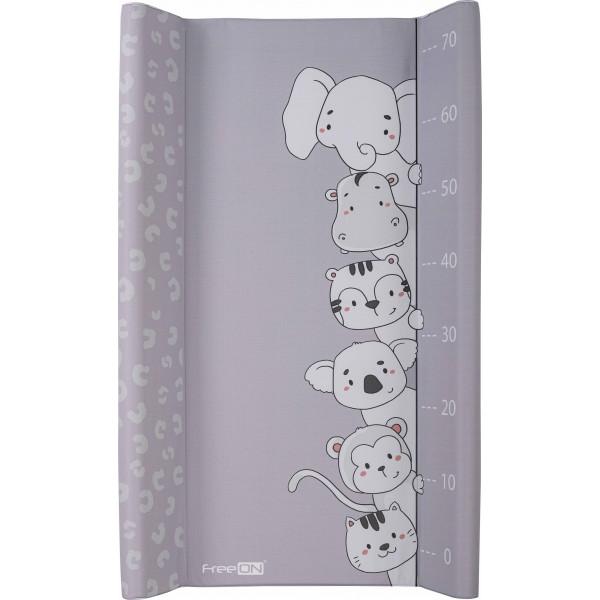 Килимок для пеленання FreeON Animals з укріпленим дном 50x80x10 см