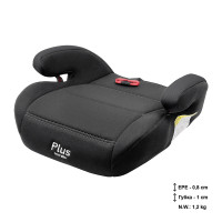 Автокрісло-бустер CARRELLO Plus CRL-16007 Jet Black+направляючий ремінь 75см /5/