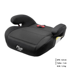 Автокрісло-бустер CARRELLO Plus CRL-16007 Jet Black+направляючий ремінь 75см /5/