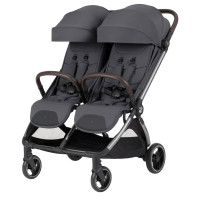 Прогулянкова коляска двомісна CARRELLO Link CRL-6533 Cliff Grey