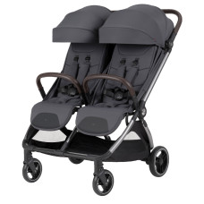 Прогулянкова коляска двомісна CARRELLO Link CRL-6533 Cliff Grey