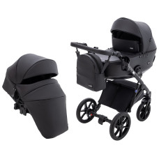 Коляска 2 в 1 Bair Kiwi Plus ECO BKP-15 чорний