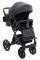 Коляска 2 в 1 Bair Kiwi Plus ECO BKP-15 чорний