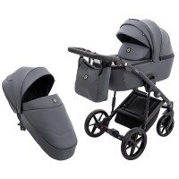 Коляска 2 в 1 Adamex Mobi Air Thermo New ECO SA-5 графіт