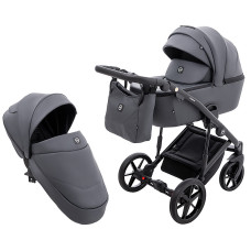 Коляска 2 в 1 Adamex Mobi Air Thermo New ECO SA-5 графіт