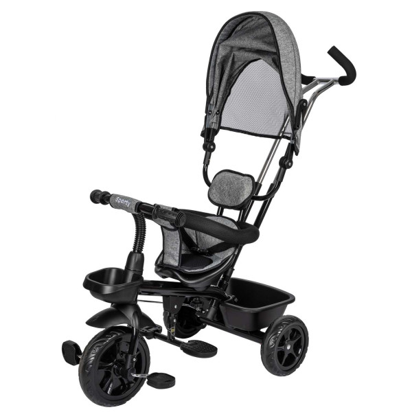 Триколісний дитячий велосипед Free2Move Sport Black Grey