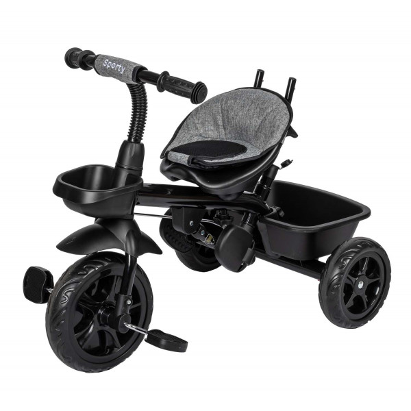 Триколісний дитячий велосипед Free2Move Sport Black Grey