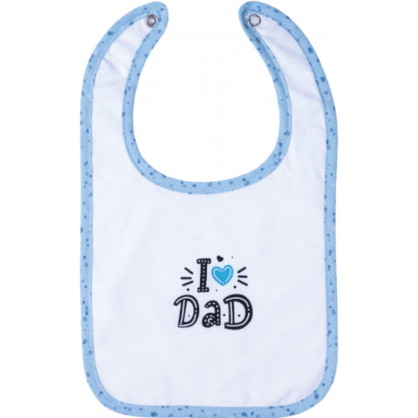 Слинявчик Bubaba by FreeON I LOVE DAD BLUE водонепроникний