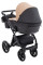 Коляска 2 в 1 Bair Kiwi Plus ECO BKP-18/15 капучино / чорний