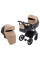 Коляска 2 в 1 Bair Kiwi Plus ECO BKP-18/15 капучино / чорний