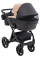 Коляска 2 в 1 Bair Kiwi Plus ECO BKP-18/15 капучино / чорний