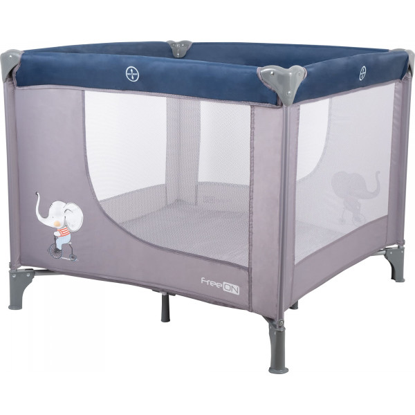 Манеж для дитини FreeON Elephant Grey/Blue