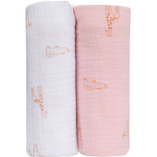 Рушники дитячі Bubaba by FreeON 2/1 PINK and WHITE 70х70 см