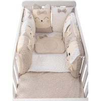 Комплект дитячої постільної білизни Bubaba by FreeON SLEEP QUARDIAN BEIGE (12 шт.)