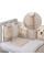 Комплект дитячої постільної білизни Bubaba by FreeON SLEEP QUARDIAN BEIGE (12 шт.)