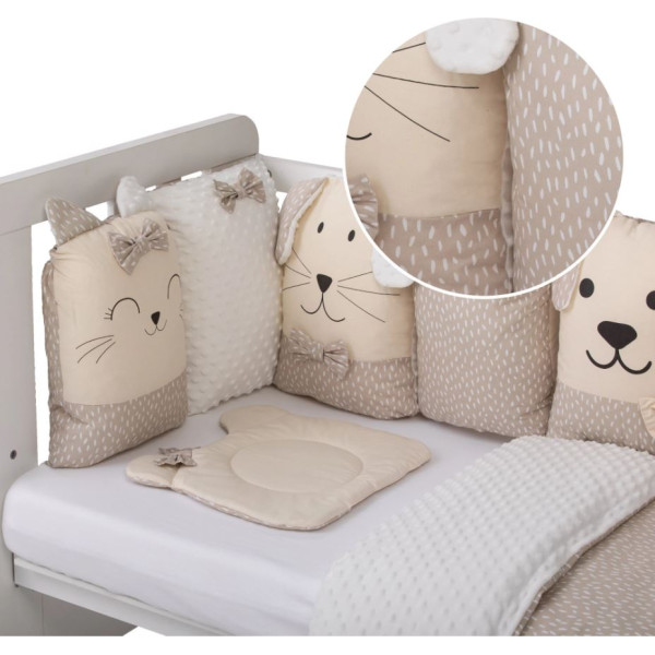 Комплект дитячої постільної білизни Bubaba by FreeON SLEEP QUARDIAN BEIGE (12 шт.)