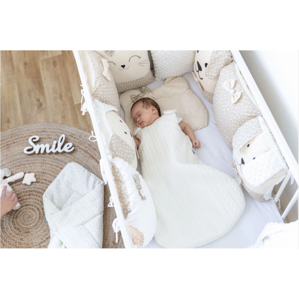 Комплект дитячої постільної білизни Bubaba by FreeON SLEEP QUARDIAN BEIGE (12 шт.)