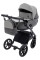 Коляска 2 в 1 Bair Kiwi Plus ECO BKP-21/15 сірий / графіт