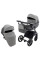 Коляска 2 в 1 Bair Kiwi Plus ECO BKP-21/15 сірий / графіт