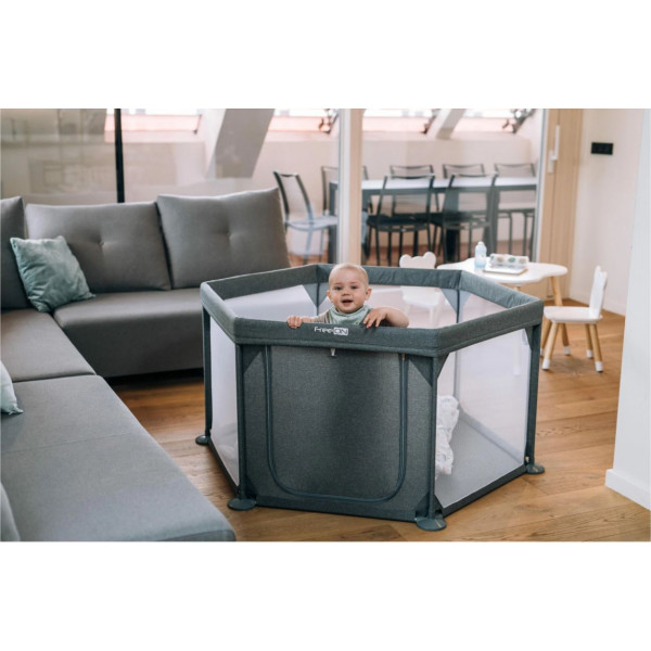 Манеж для дитини FreeON HEXAGON Grey