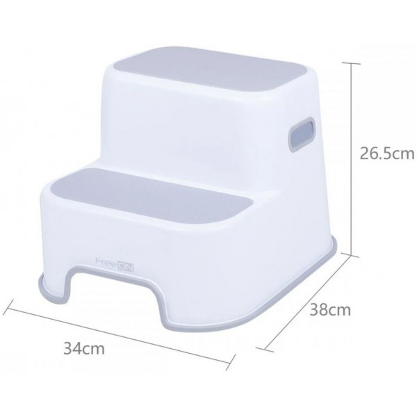 Сходинки для дитини у ванну FreeON White-Grey