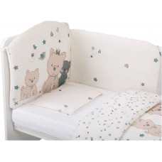 Комплект дитячої постільної білизни Bubaba by FreeON ROMANTIC TEDDY (6 шт.)