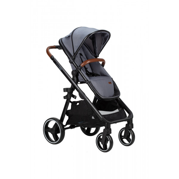 Коляска для дитини універсальна 4 в 1 FreeON BLOOM dark grey