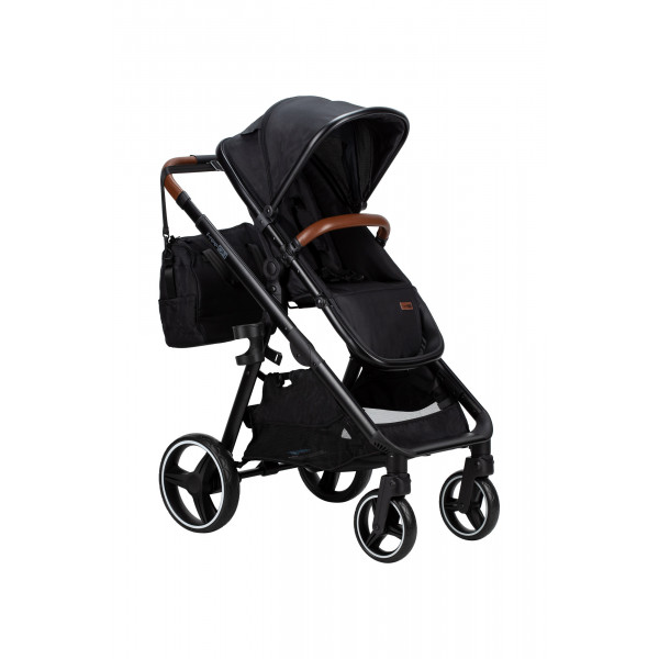 Коляска для дитини універсальна 4 в 1 FreeON BLOOM black