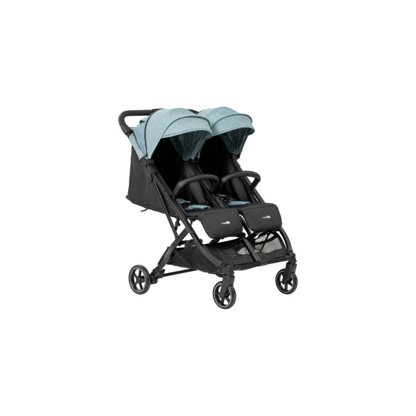 Коляска для дитини прогулянкова FreeON Active TWIN чорно-зелена