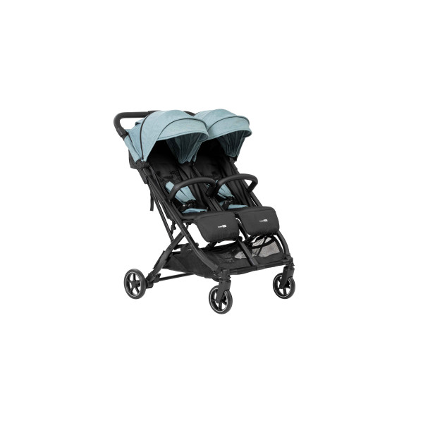 Коляска для дитини прогулянкова FreeON Active TWIN чорно-зелена