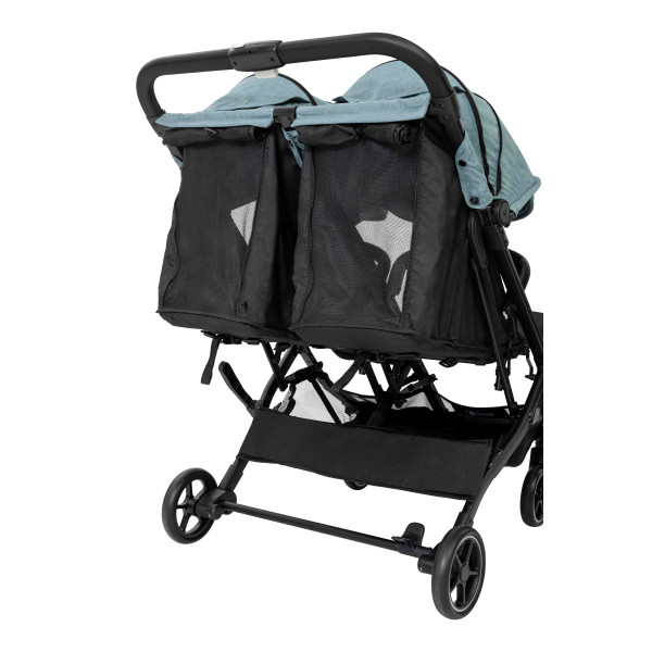 Коляска для дитини прогулянкова FreeON Active TWIN чорно-зелена