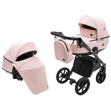 Коляска 2 в 1 Bair Kiwi Plus ECO BKP-28 рожевий пудра