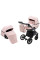 Коляска 2 в 1 Bair Kiwi Plus ECO BKP-28 рожевий пудра