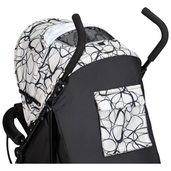 Коляска для дитини проуглянкова FreeON Simple Black-White