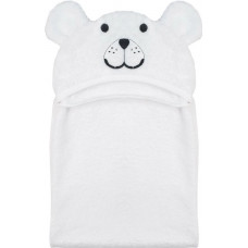 Рушник дитячий з капюшоном і вушками Bubaba by FreeON TEDDY White 110х75 см