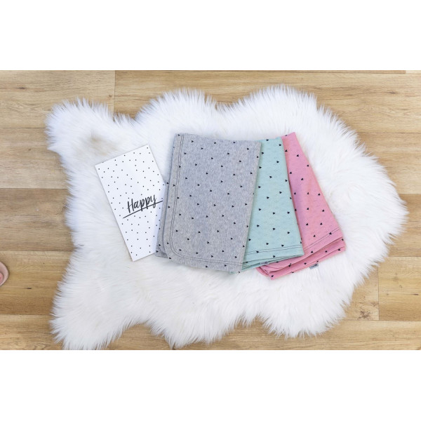 Ковдра дитяча Bubaba by FreeON HEARTS PINK 65х90 см