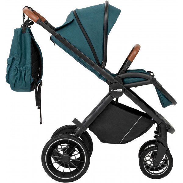Коляска для дитини універсальна 3 в 1 FreeON JOY dark green