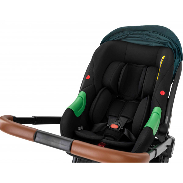 Коляска для дитини універсальна 3 в 1 FreeON JOY dark green