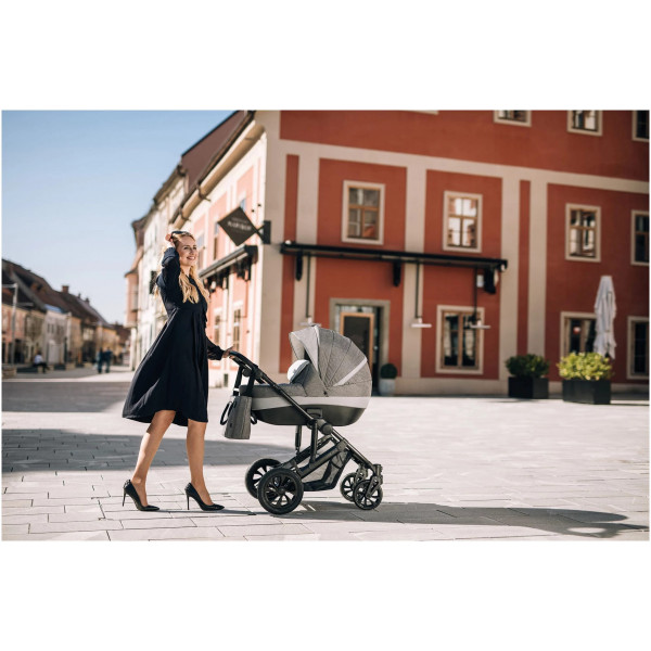 Коляска для дитини універсальна 3 в 1 FreeON Comfort (автокрісло R129), grey