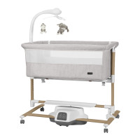Дитяче ліжечко-гойдалка CARRELLO Bloom CRL-10304 Silk Beige /1/