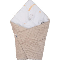 Конверт-ковдра для дитини 2 в 1 Bubaba by FreeON SLEEPY ANIMALS BEIGE 65х65 см