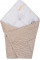 Конверт-ковдра для дитини 2 в 1 Bubaba by FreeON SLEEPY ANIMALS BEIGE 65х65 см
